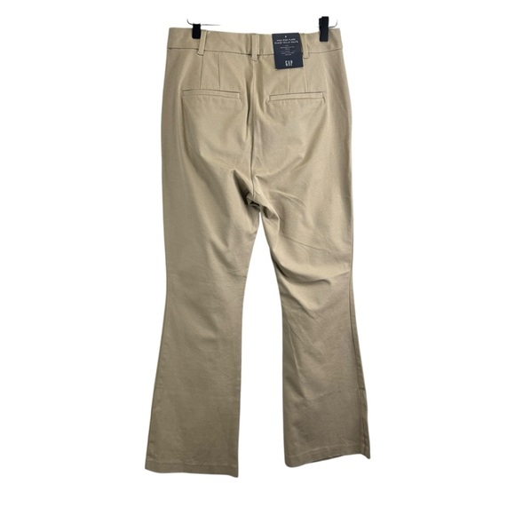 Gap High Rise Flare Khaki Pants Size 8 NWT Brand New Neutral - Picture 10 of 15